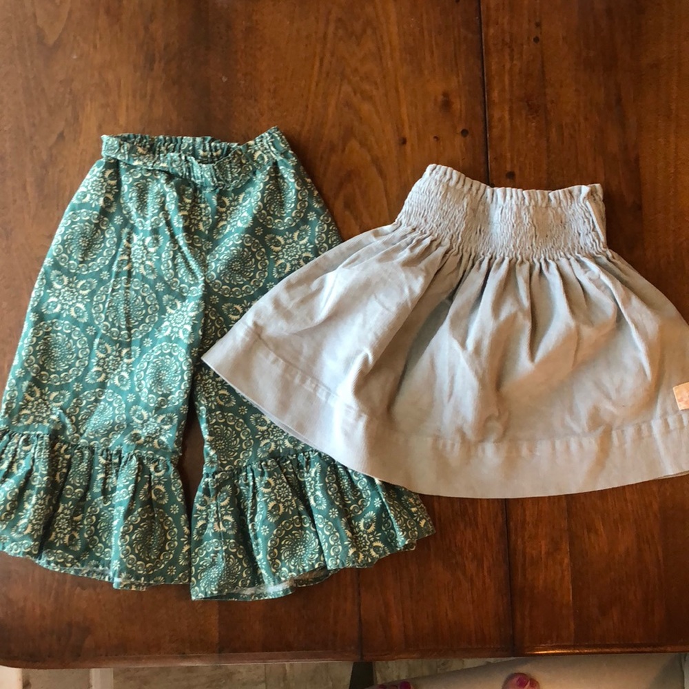 Persnickety Skirt & Flair Ruffle Pants Lot